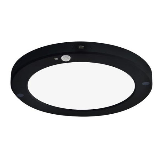 Slim LED 20W Tenké stropní svítidlo plafoniera s pohybovým čidlem PIR kruhové studená bílá / 6500K YL14-1810-S