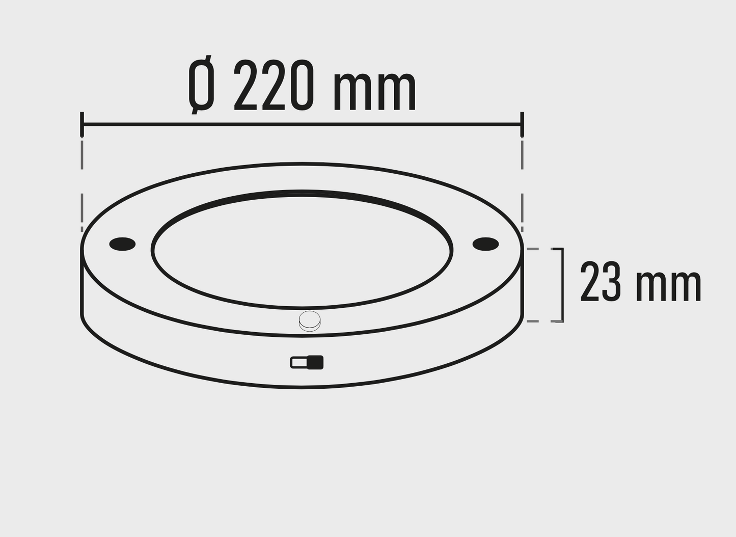 Cadre noir slim LED 20W luminaire de plafond fin plafonnière avec capteur de mouvement PIR circulaire blanc froid / 6500K YL14-1810-S