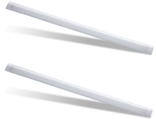 2ks - 120 cm panou LED 40W IP20 Alb rece / 6500K corpuri de iluminat 3600Lm YL98-1200