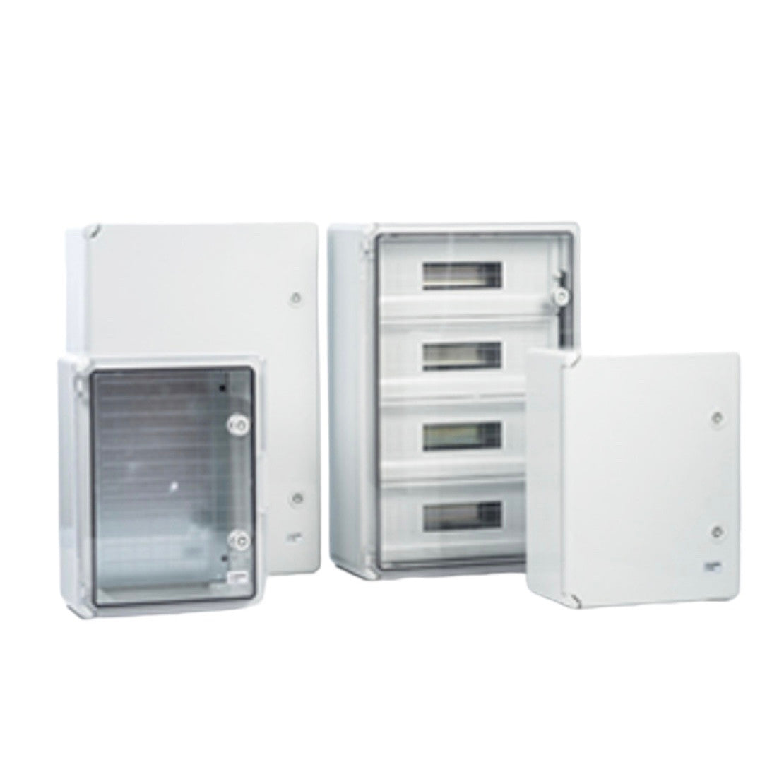 Prázdné plastové rozvaděče