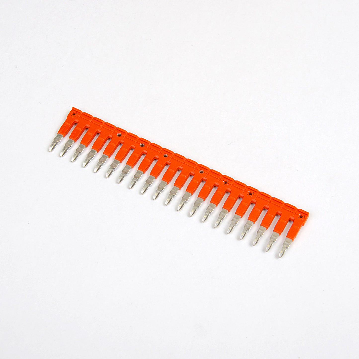 ONKA 2.5/20 Zásuvný 20 pólový hřebenový můstek izolovaný, univerzální (pro pružinovou a šroubovou svorkovnici 2,5mm2), 1060110