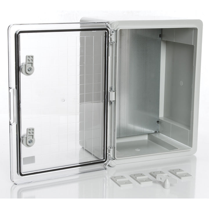 Plastic transparent cabinet door 300x400x220mm IP65 PP3015