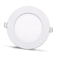 2 pcs - round LED panel 6W / 540Lm white circular recessed (power supply included in the set) 4000K YL10-0607