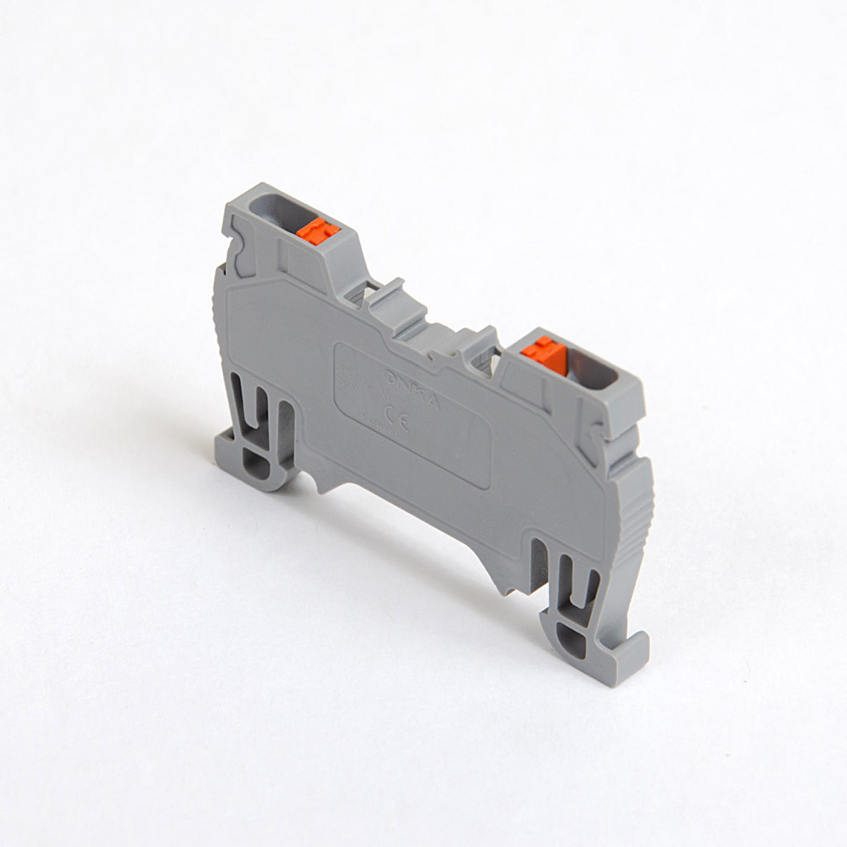 Onka ONKA 1.5mm2 spring rail connector terminal for DIN rail 2-wire gray, 1 ...