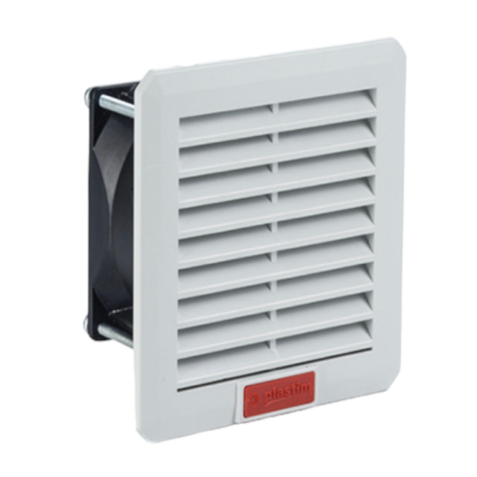 Ventilátor s filtrem, 30 (41) m3/h, 120x120,  230V 50/60Hz, IP54 PTF1000 Plastim