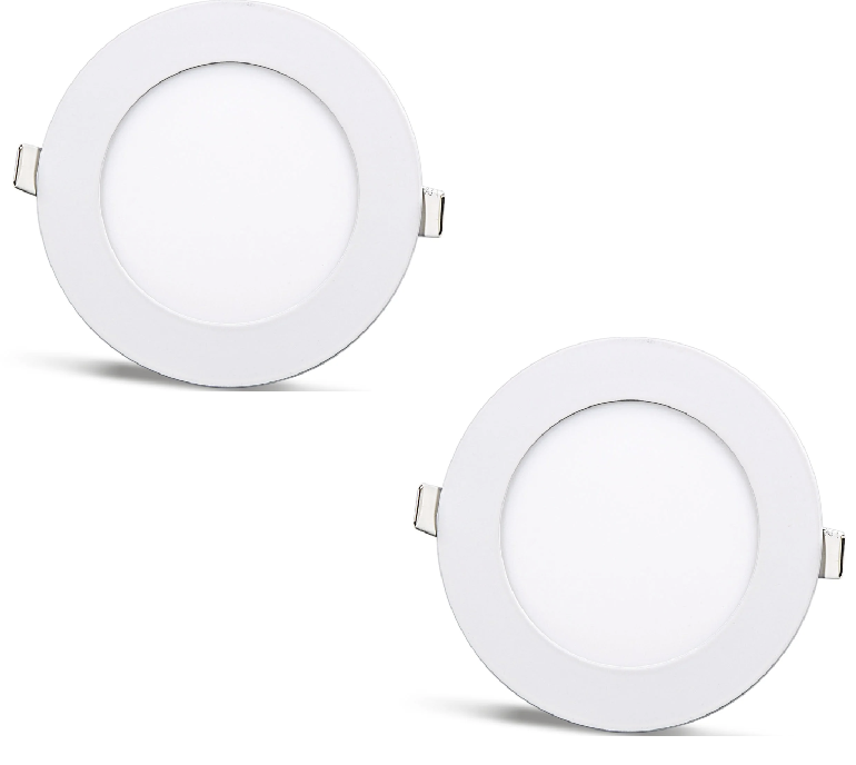 2 kom SLIM LED panel hladna bijela /6500K 12W / 1080Lm kružni ugradbeni okrugli (napajanje uključeno u set) 6500K YL10-1200