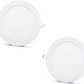 2 pcs Panneau LED SLIM blanc froid /6500K 15W / 1350Lm rond encastré circulaire (alimentation incluse dans l'ensemble) 6500K YL10-1500