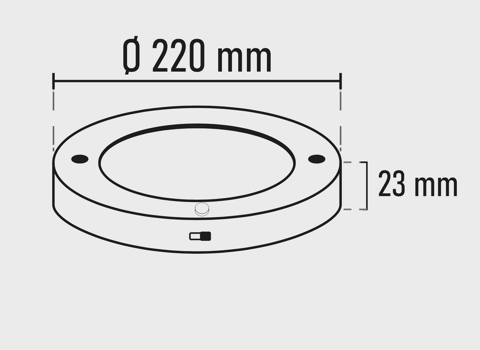 Slim LED 20W Λεπτό φωτιστικό οροφής plafoniera με αισθητήρα κίνησης PIR κυκλικό ψυχρό λευκό / 6500K YL14-1810