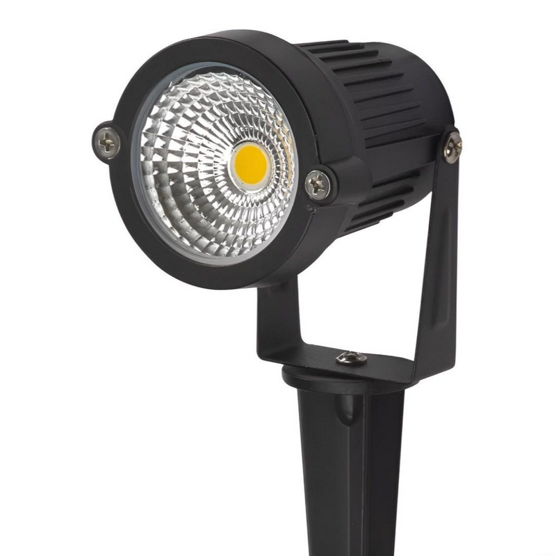 NOAS studená bílá zahradní lampa reflektor zapichovací světla zemní LED sloupek 5W 450Lm 6500K YL74-0501