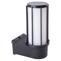 Garden outdoor wall lamp, E27 25cm black plastic