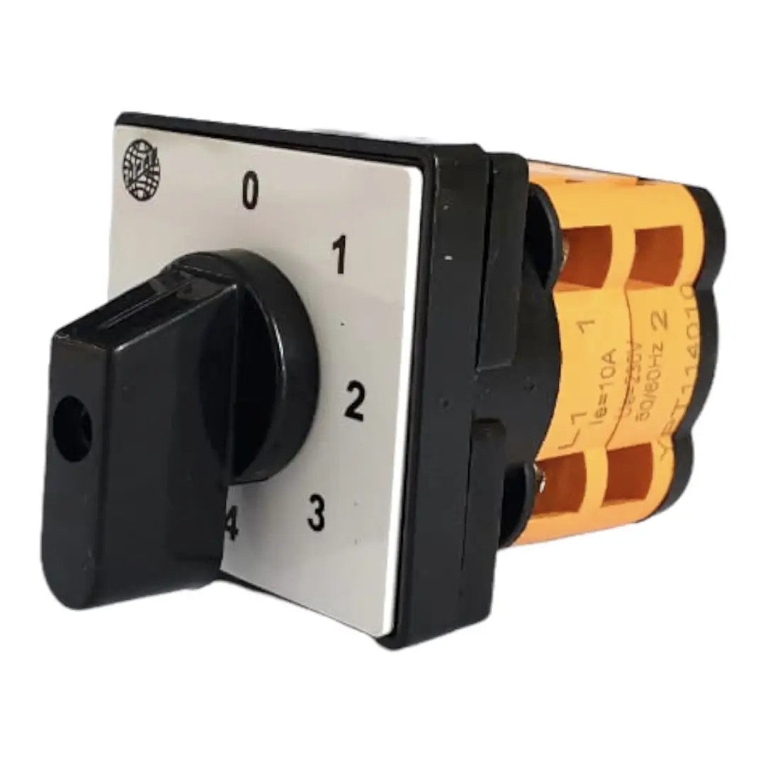 Step switch 0-1-2-3-4 step rotary switch, 1-2 poles, 10-160A – pelek