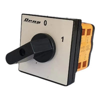 2NC - 2NO  vačkový spínač (0-1), 10-63A