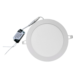 2 ks - SLIM LED panel bílá / 4000K 18W / 1620Lm kruhový vestavný kulatý (napájecí zdroj součástí sestavy) 4000K YL10-1807