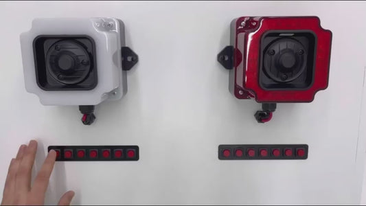 Siren/houkačka lourde (7 tons) avec lumière stroboscopique rouge 85-260 V