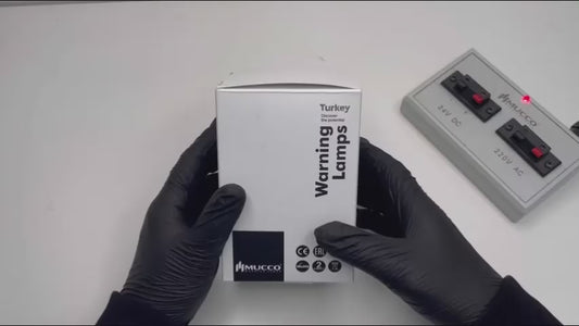Série 70 SNT-725 phare signalétique rouge Mucco, 85-250 V AC/DC, ø70mm, SNT-125-B