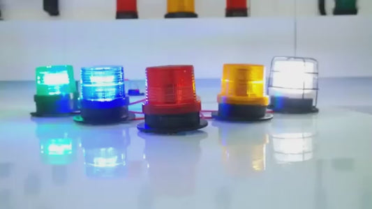 rotating beacon with buzzer, ø90mm, 85-250V AC/DC