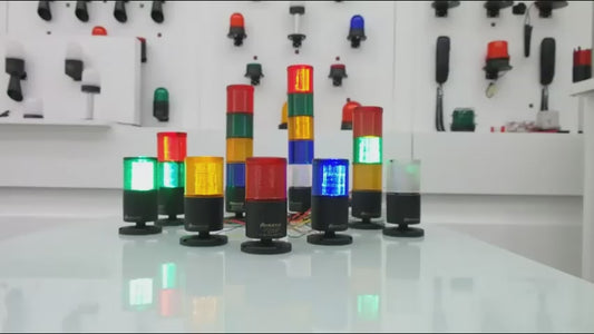 Poteau LED avec signal sonore Sirène d'alarme Feu de signalisation pour montage en surface